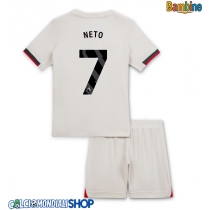 Maglie da calcio Chelsea Pedro Neto #7 Seconda Maglia Bambino 2025-26 Manica Corta + Pantaloni corti)
